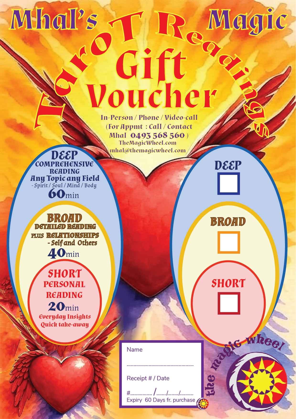 Tarot Readings GIFT VOUCHER 2025 6